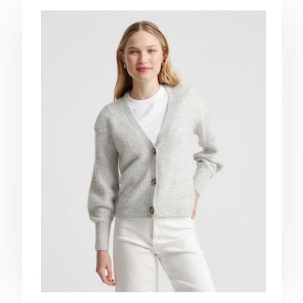 NWOT Quince Gray Cardigan